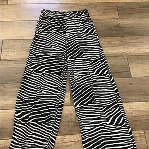 Zebra Wide leg pants